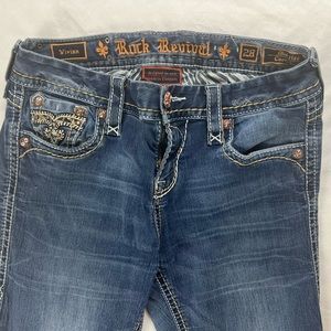 Rock Revival Vivian, 28, mid-rise, curvy boot